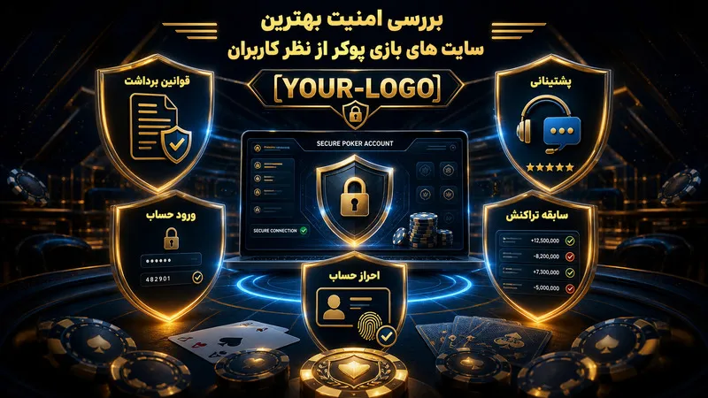 بررسی امنیت بهترین سایت های بازی پوکر از نظر کاربران