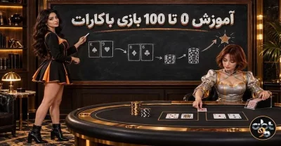 آموزش باکارات آنلاین + ارزش کارت ها و قانون کارت سوم